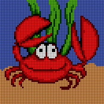 Zestaw do haftu krzyżykowego krab (5935)