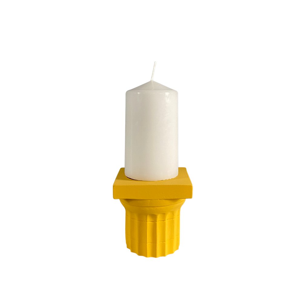 Świecznik Solon Powder Saffron Cc Design