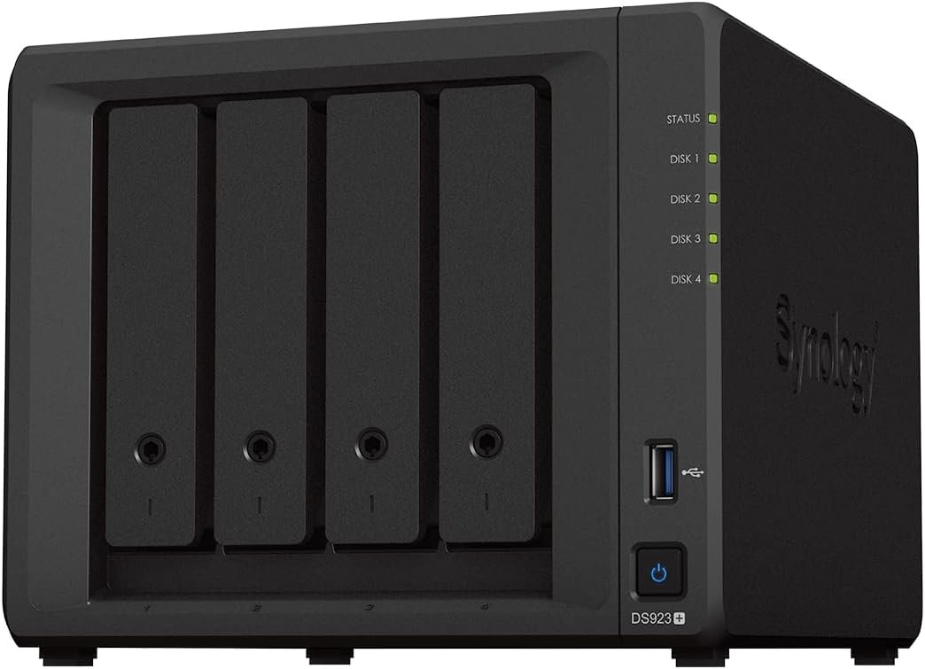 Serwer Synology DS923+ 4GB R1600 2xRJ45 1xeSATA