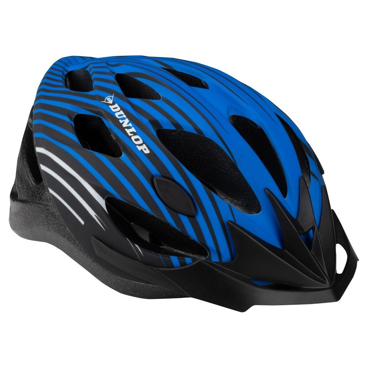 Kask rowerowy DUNLOP 1049335 Niebiesko-czarny (rozmiar S)