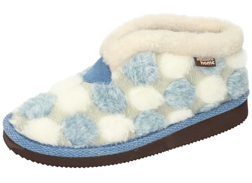 Manitu Damskie kapcie 340049-55, jasnoniebieskie, rozmiar 37, jasnoniebieski, 37 eu