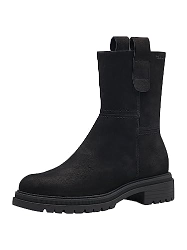 Tamaris Damskie botki 1-1-26813-41, czarny, 38 EU