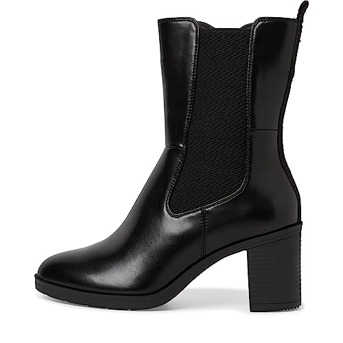 Jana Damskie botki 8-25469-41 szerokość H, czarny, 36 EU