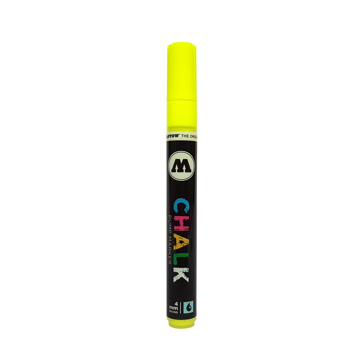 Molotow Chalk marker # 006 neonowy żółty mołotow technologii r.e.m. 4 MM końcówka okrągła 228.006