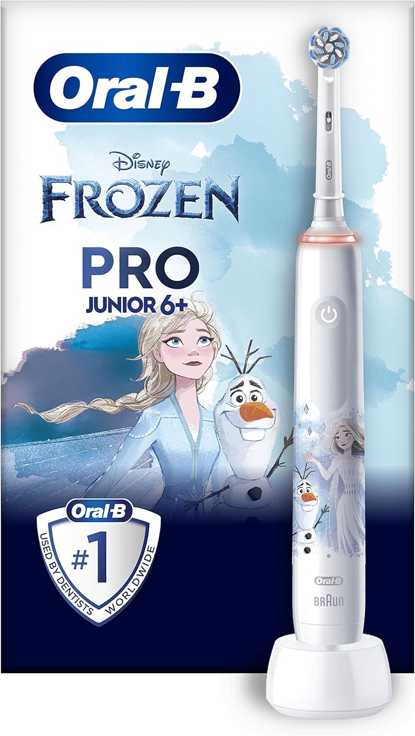 Braun Oral-B szczoteczka elektryczna Junior PRO Frozen dla dzieci powyżej 6 lat (D505.513.23K)