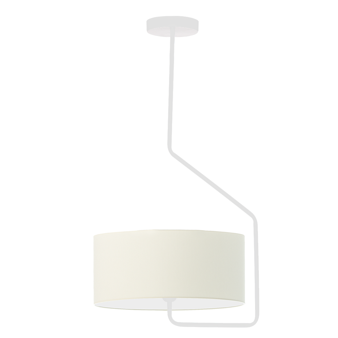 Designerska lampa sufitowa z abażurem LAVRIO