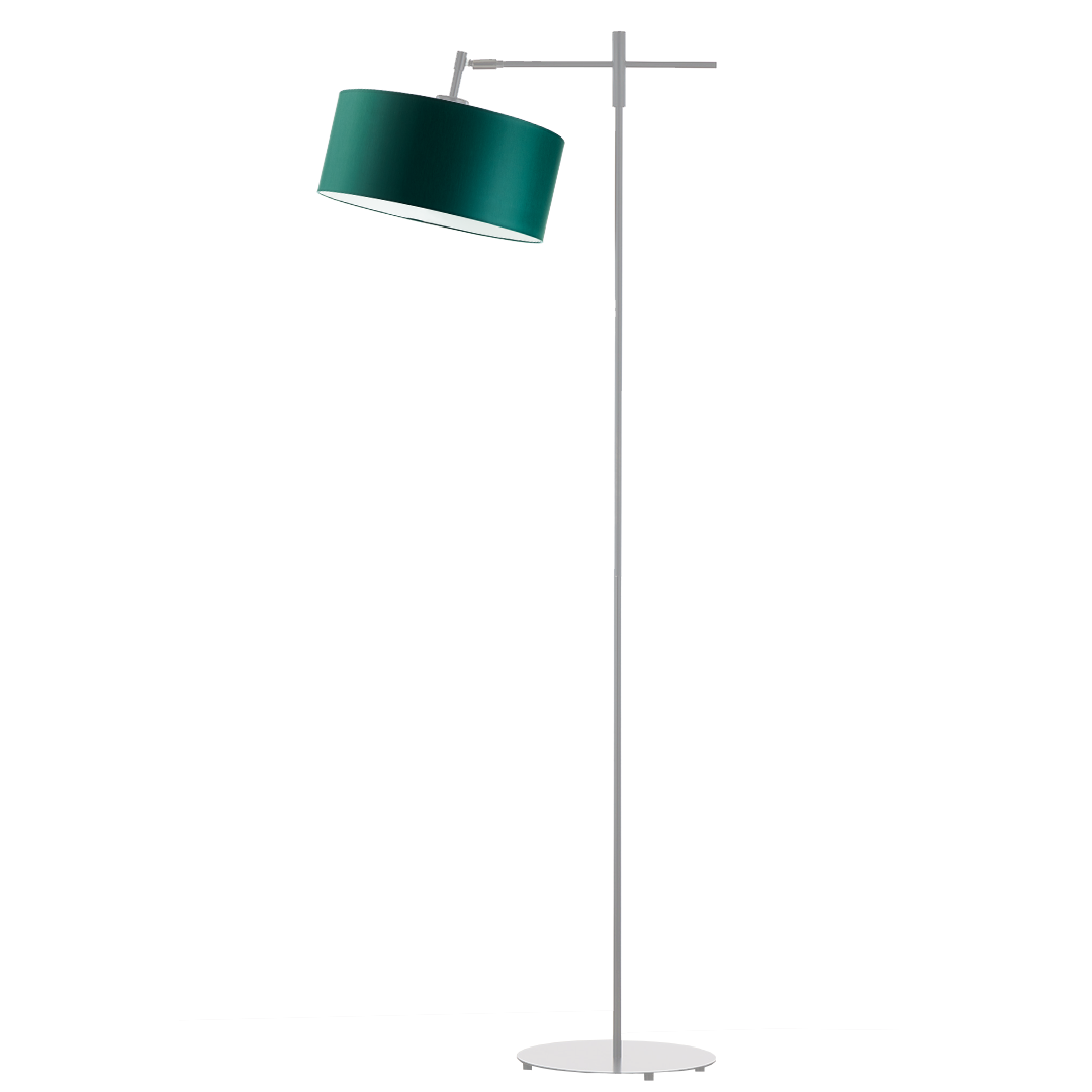 Nowoczesna lampa stojąca do czytania na regulowanym ramieniu MELTON