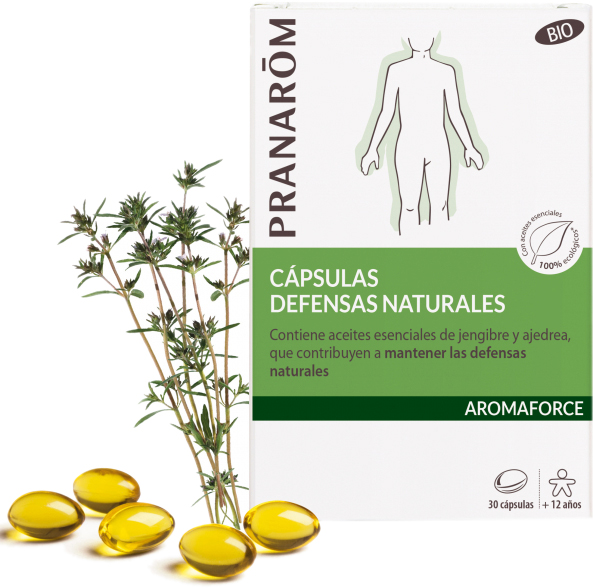 Suplement diety Pranarom Aromaforce Natural Defenses Bio 30 kapsułek (5420008525964)
