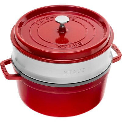 Staub Garnek żeliwny okrągły wkład 5.25 ltr czerw uniwersalny 6236-uniw