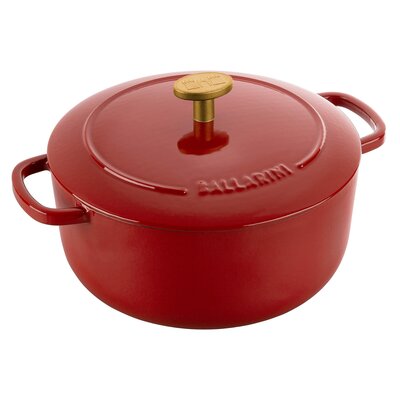 Garnek żeliwny okrągły BALLARINI BELLAMONTE 75003-563-0 - 5,5 ltr czerwony