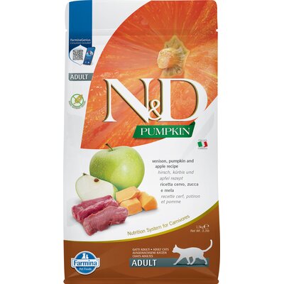Farmina N&D GF Adult Cat Pumpkin Venison&Apple 1,5 kg