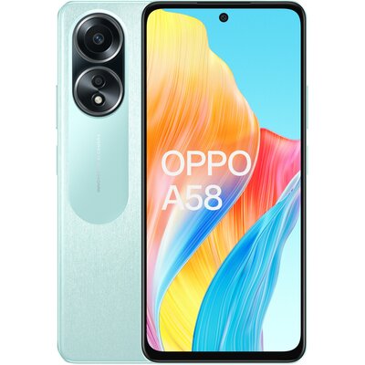 Oppo A58 6GB/128GB Dual Sim Turkusowy