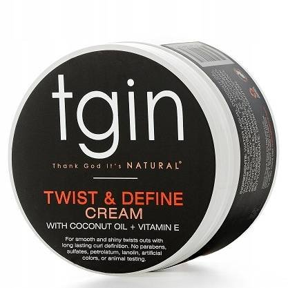 TGIN, Twist & Define, Krem do Stylizacji z Olejem Kokosowym i Witaminą E, 340g