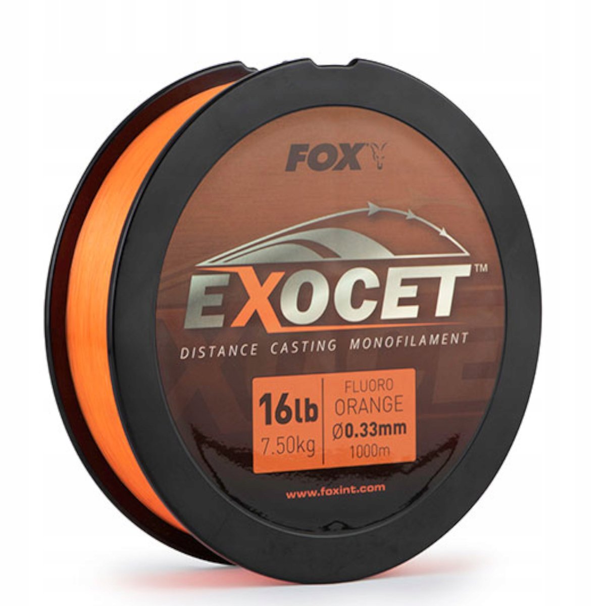 ŻYŁKA MONOFILAMENT FOX FLUORO ORANGE 0,33 MM 1000M
