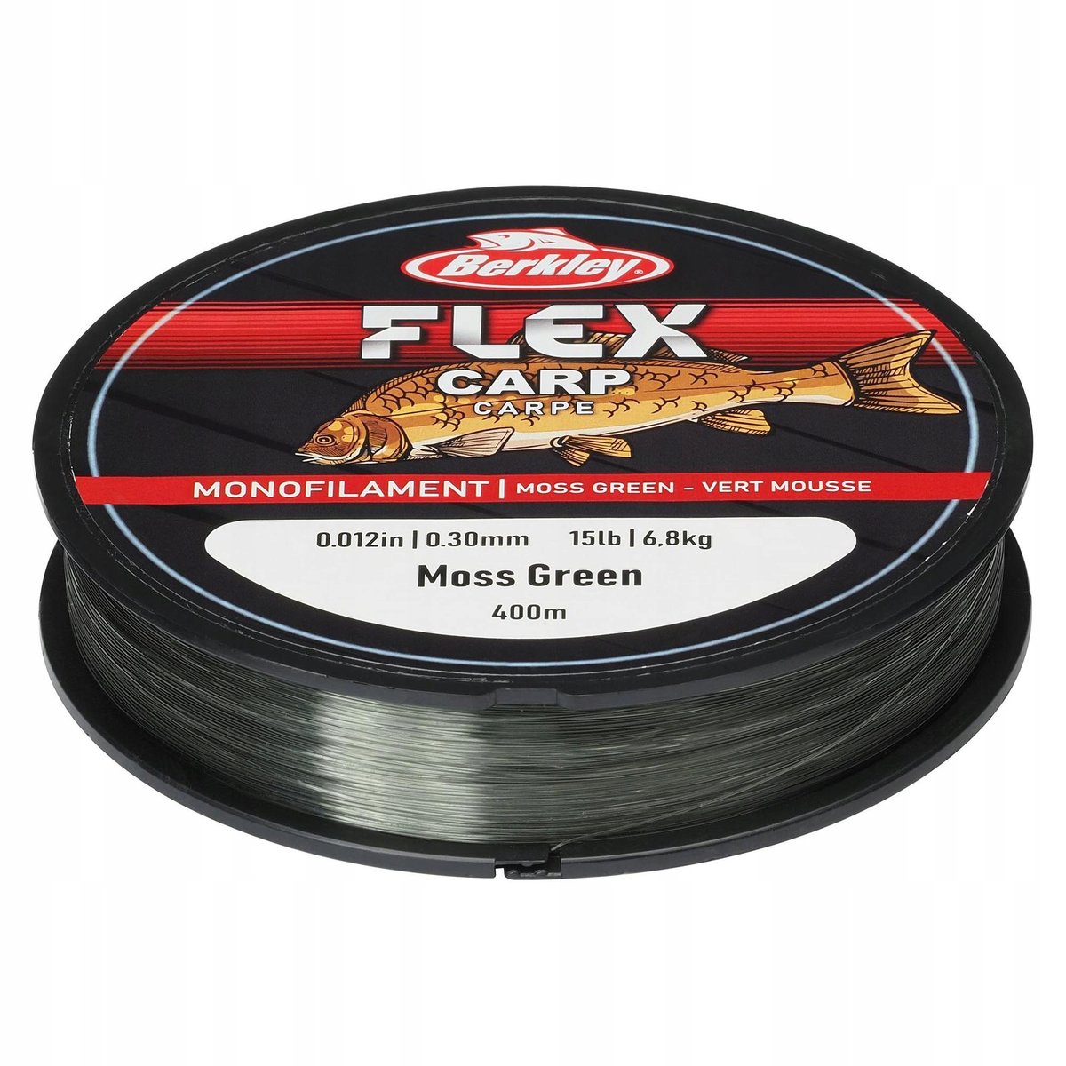ŻYŁKA BERKLEY FLEX SS CARP GREEN 0,35 MM 300 M