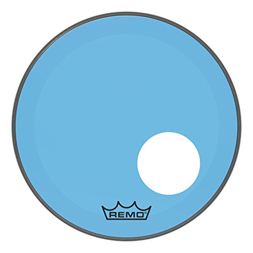Wioślarstwo Powerstroke 3 Colortone Blue Bass Drum Head Niebieski, 18