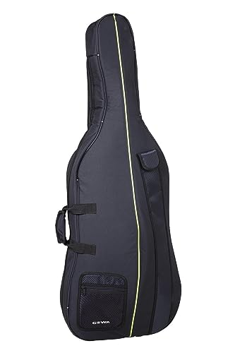 GEWA Cello Gig Bag Aspirante 1/16, wyściółka piankowa 10 mm, pasek do plecaka, torba na notatki, torba łukowa