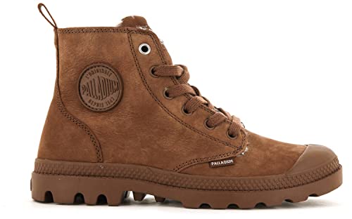 Palladium Pampa Hi Zip WL, trampki damskie, brązowe PATTINA, 37,5 EU, Brown Pattina, 37.5 EU