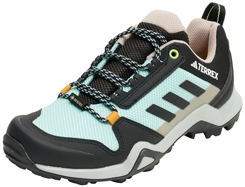 adidas Damskie buty trekkingowe Terrex Ax3 Gore-tex, Semi Flash Aqua Core Czarny Ulubiony Żółty, 40 2/3 EU