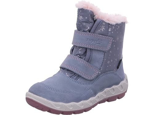 Superfit Dziewczęce śniegowce Icebird, Niebieski różowy 8010, 20 EU Schmal