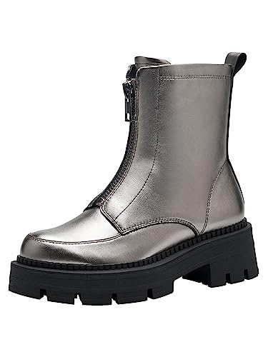 Tamaris Damskie sztyblety 1-25823-41, Pewter, 36 EU
