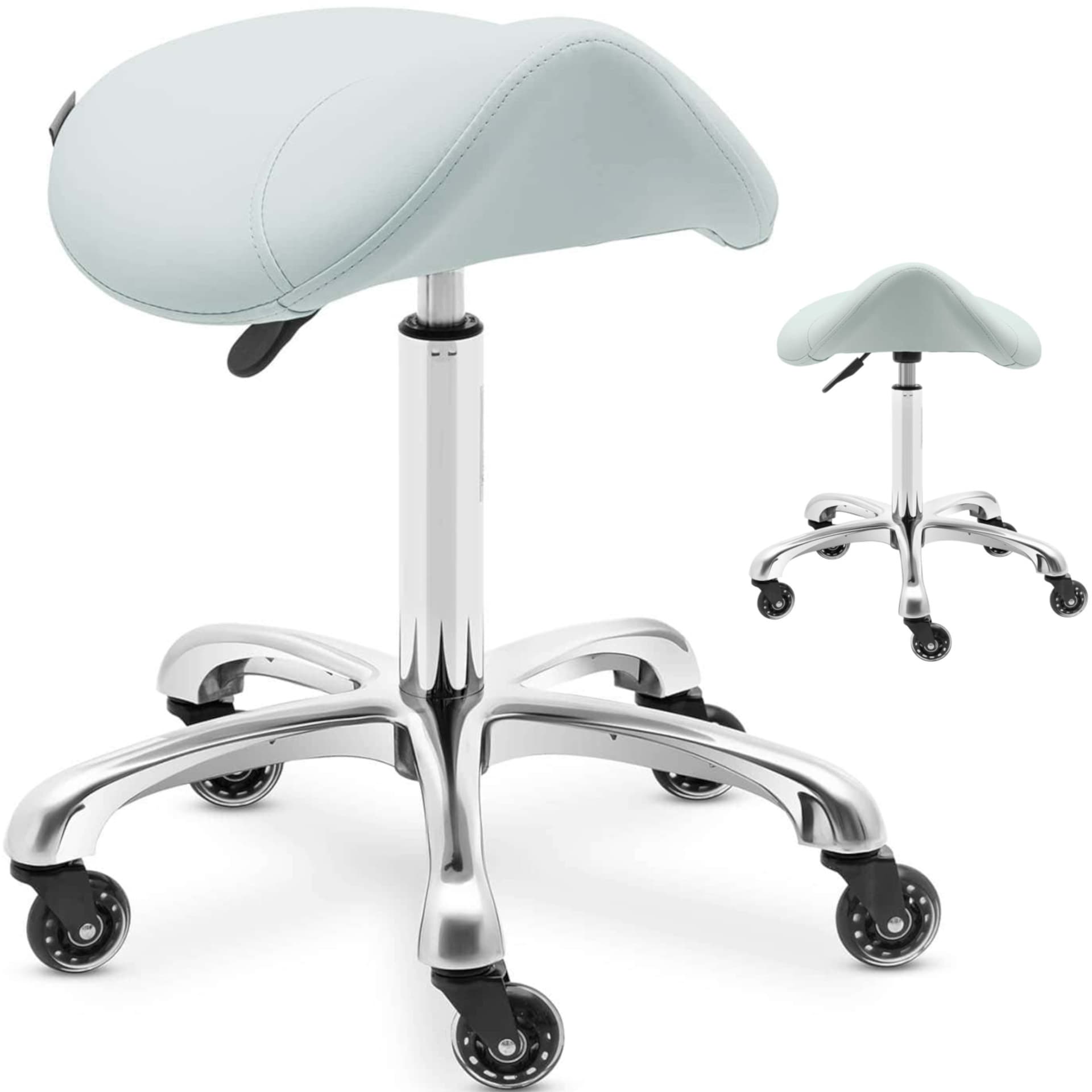 physa Krzesło siodłowe - 570-750 mm - 150 kg - pistacjowe YORK PISTACHIO