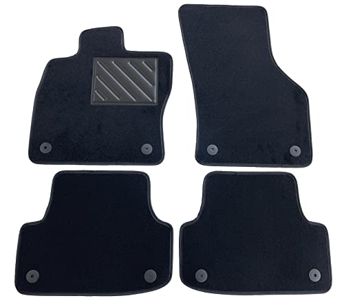 Dywaniki do Audi A3 8V od 2012> Sportback od 2012 r. > na dopasowanie, antypoślizgowe, wzmocnione gumowe podkładki i guziki mocujące