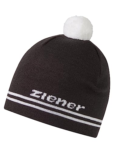 Ziener Unisex czapka z pomponem/ciepła, dzianina, z podszewką Imhan