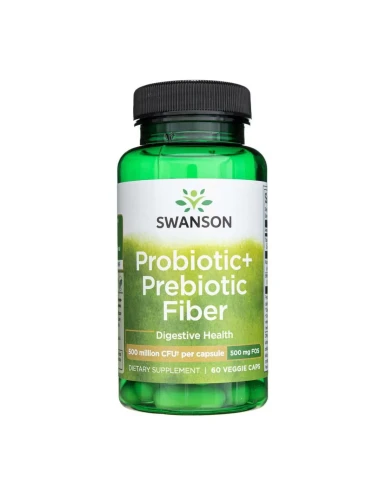 SWANSON Probiotic+Prebiotic Fiber 60 kaps. wege. SW4789