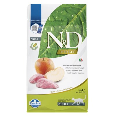 Farmina N&D GRAIN FREE BOAR & APPLE ADULT CAT 0,4 kg