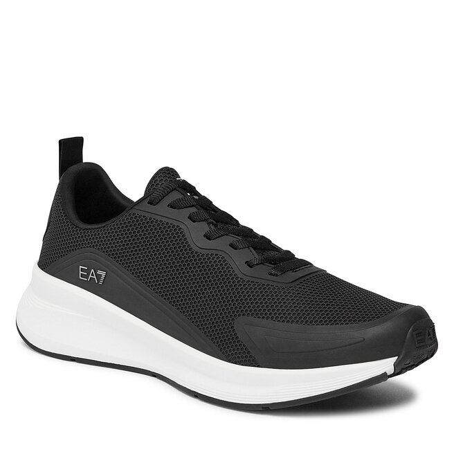 Sneakersy EA7 Emporio Armani X8X150 XK350 N763 Black+Silver