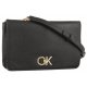Torebka Listonoszka Re-Lock Double Guset Black K60K611531 BAX (CK372-a) Calvin Klein