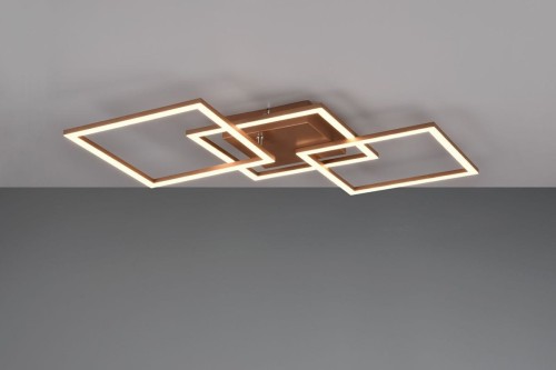Trail lampa sufitowa 3xLED/31W brązowa R64493165