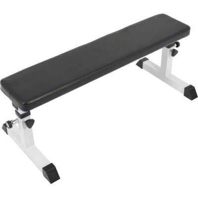 Gorilla Sports Ławka prosta regulowana biała (100787-00022-0001)