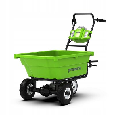 GREENWORKS Taczka z napędem G40GC, wózek bez akumulatora 40 V, 7400007 Tools