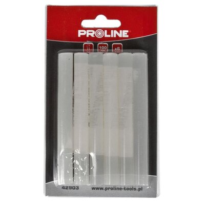 Proline Klej w laskach uniwersalny 8x50 mm bezbarwny 12 sztuk 42918 PX42918
