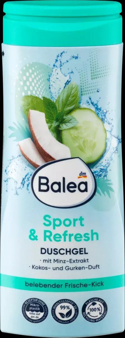 Фото - Інша косметика Balea Duschgel Sport & Refresh 300ml  (żel pod prysznic)