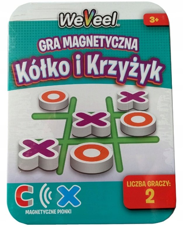 Gra Magnetyczna Kółko I Krzyżyk Podróżna Weveel