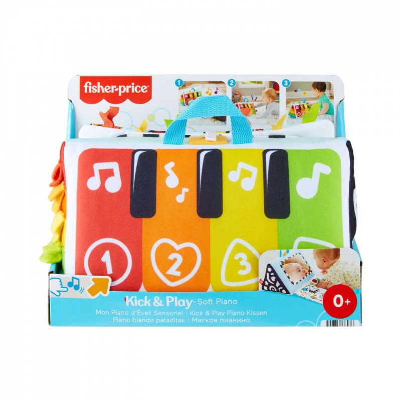 Fisher Price, Edukacyjne miękkie pianinko Baw się i kop