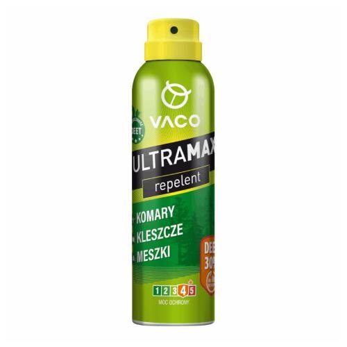 Vaco Spray na komary UltraMax 30% DEET.