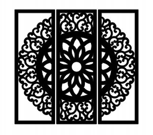 Dekoracja Ścienna Nowoczesny Obraz Mandala D103