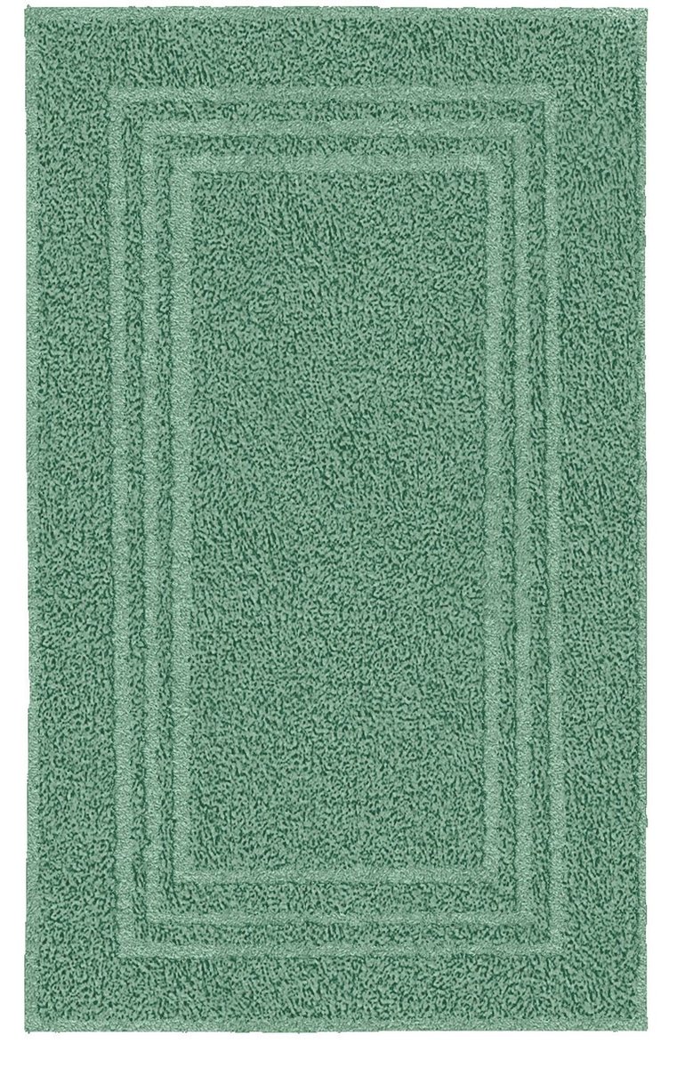 Kleine Wolke Lodge Wegański Dywanik Frotte Zielony 50X 80 Cm Eco Living