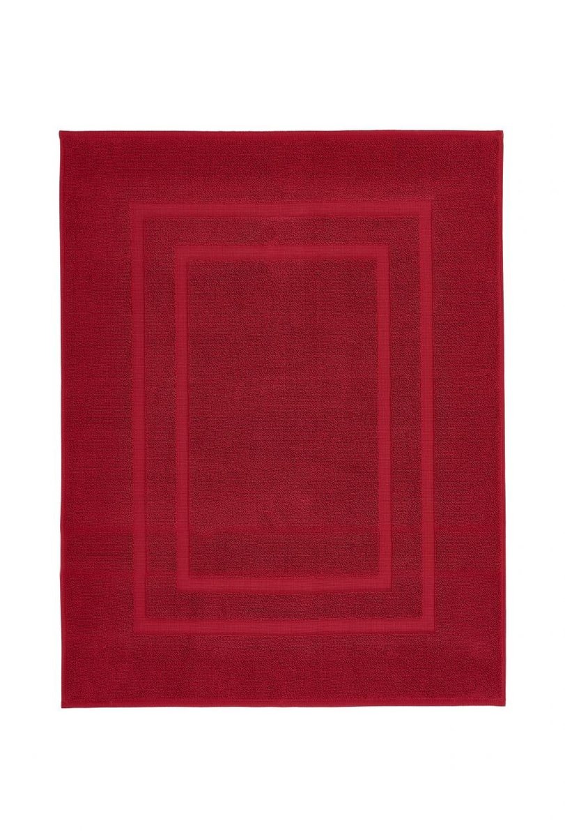 Kleine Wolke Plaza Ekologiczny Dywanik Frotte czerwony 60x 80 cm ECO LIVING