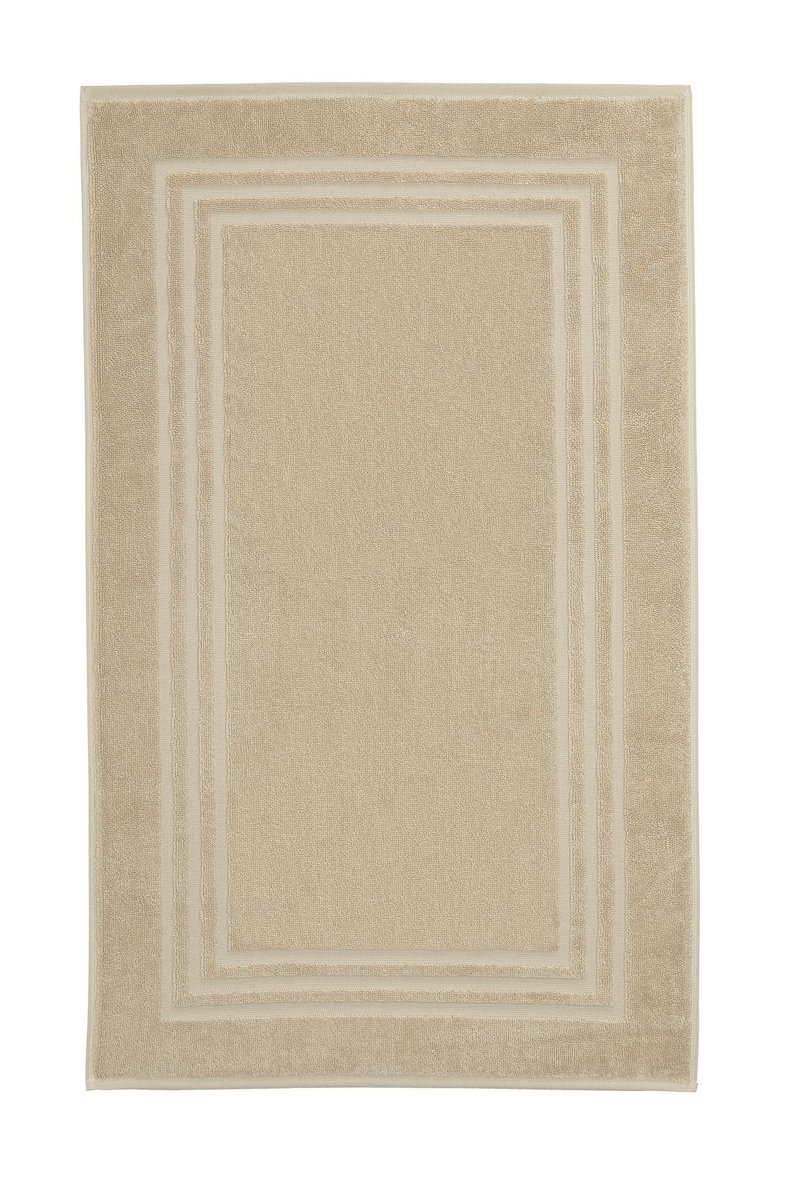 Kleine Wolke Lodge Wegański Dywanik Frotte Naturalny Beż 50X 80 Cm Eco Living