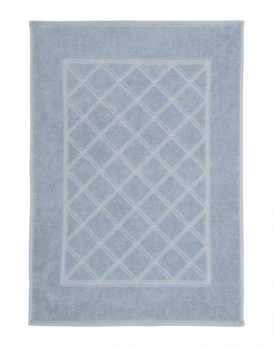 Kleine Wolke Bridge Ekologiczny Dywanik Frotte Niebieski 50X 70 Cm Eco Living