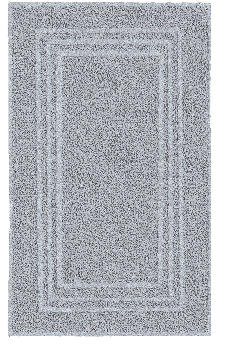 Kleine Wolke Lodge Wegański Dywanik Frotte szary 50x 80 cm ECO LIVING
