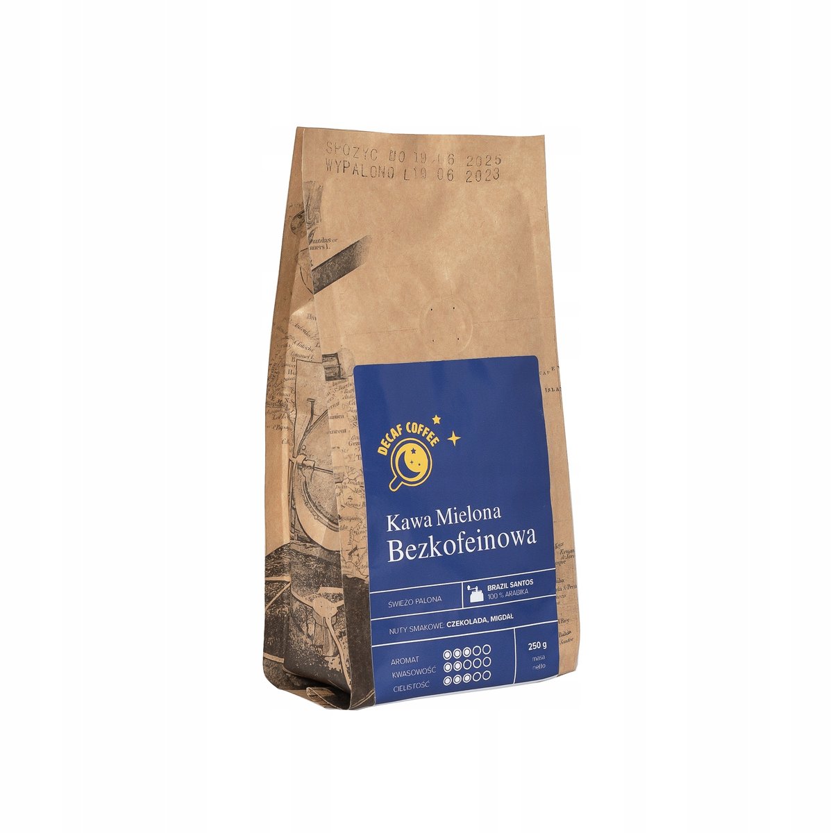 Kawa Bezkofeinowa - Mielona 250G