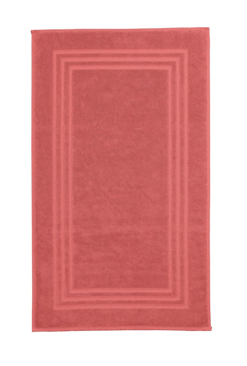 Kleine Wolke Lodge Wegański Dywanik Frotte Czerwony 50X 80 Cm Eco Living