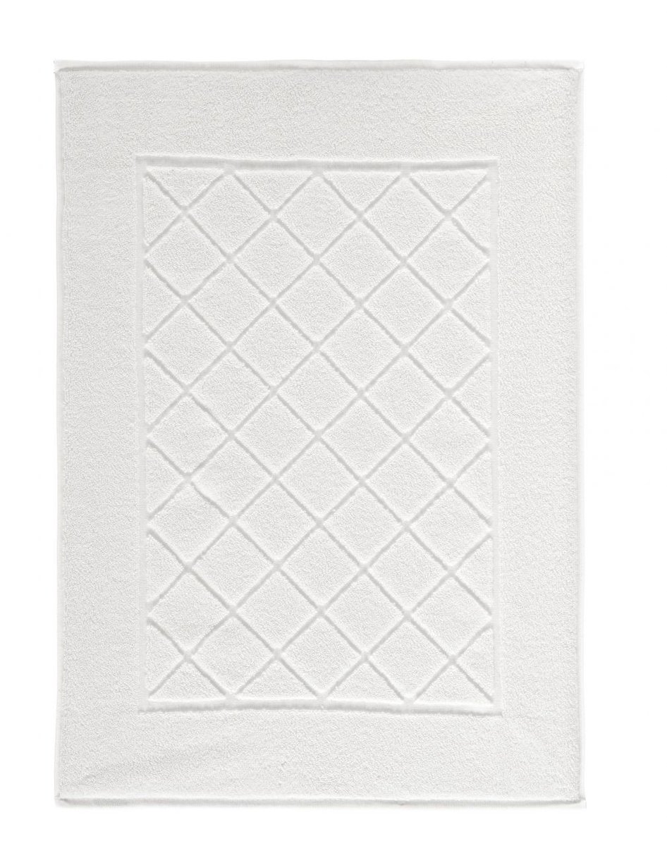 Kleine Wolke Bridge Ekologiczny Dywanik Frotte biały 50x 70 cm ECO LIVING