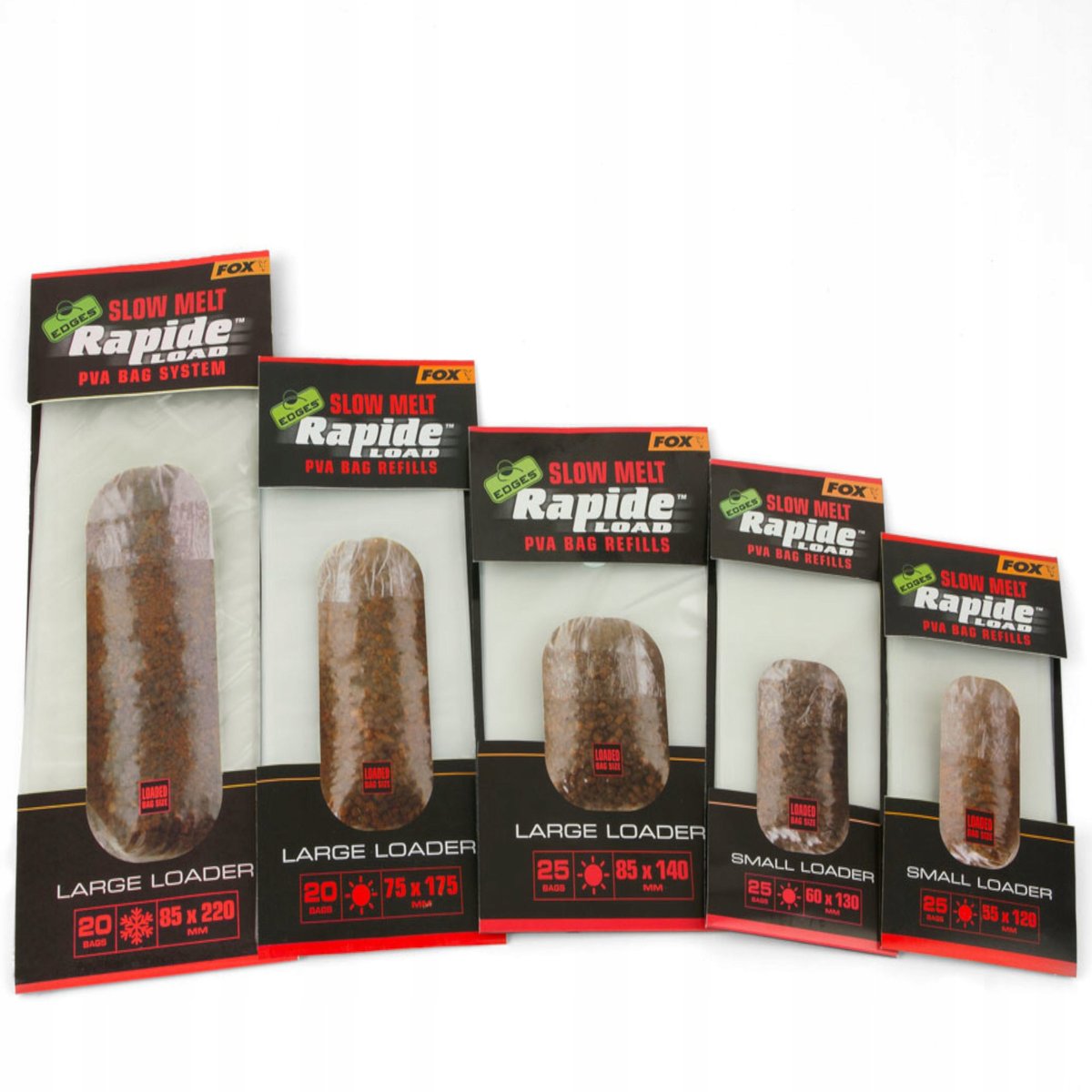 Fox Worek Pva Rapide Slow Melt 85x140mm 25pcs